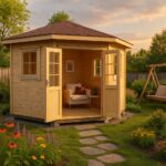 Fjordholz Gartenhaus Modell Nina 44 C| Rabatt: 26%|6x4m