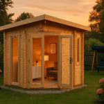 Fjordholz Gartenhaus Modell Nina 44 D
