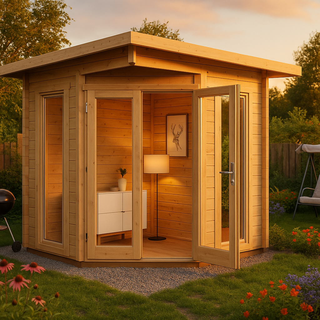 Fjordholz Gartenhaus Modell Nina 44 D Fjordholz Gartenhaus Modell Nina 44 D