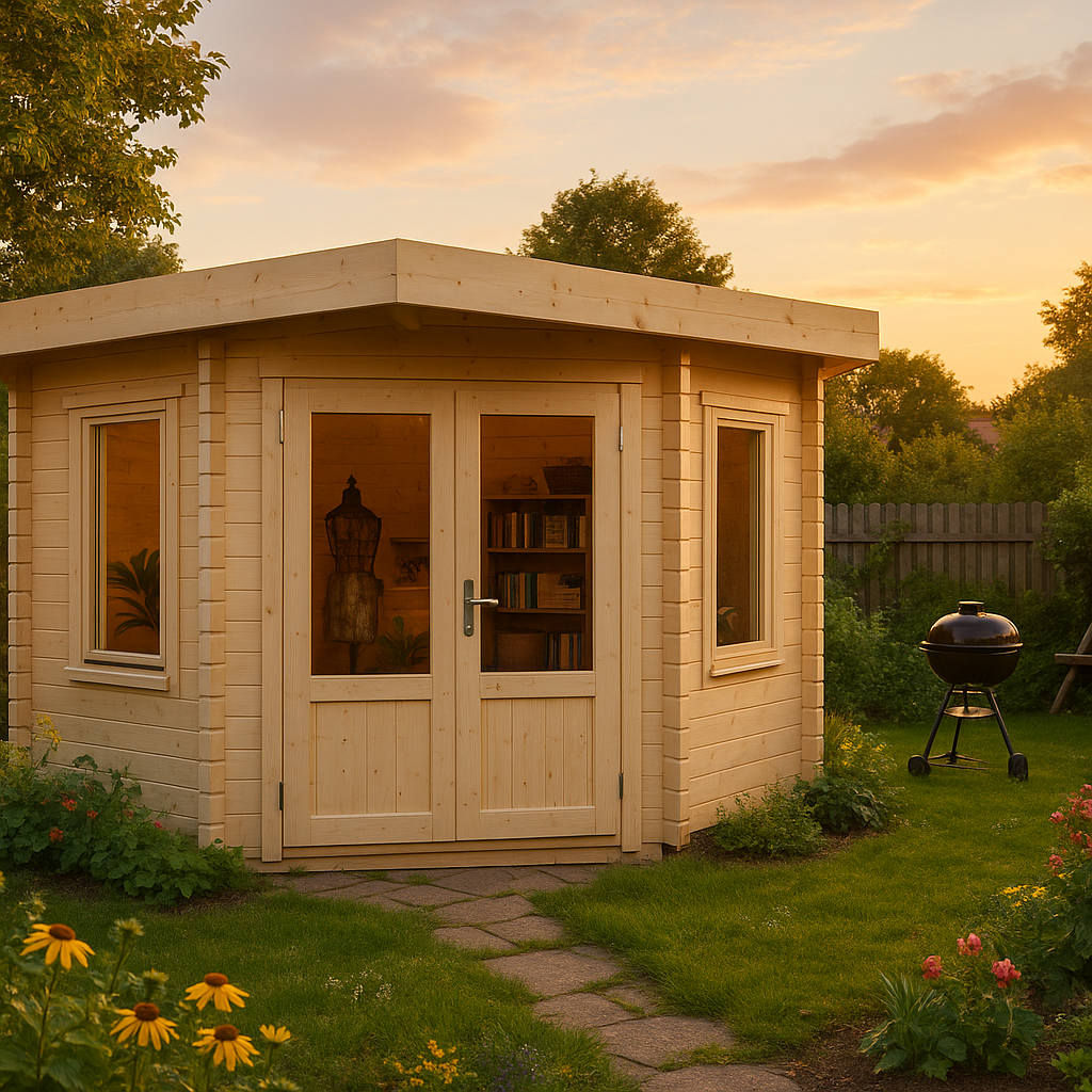 Fjordholz Gartenhaus Modell Nora 44 A Klassik| Rabatt: 26%|3x3m