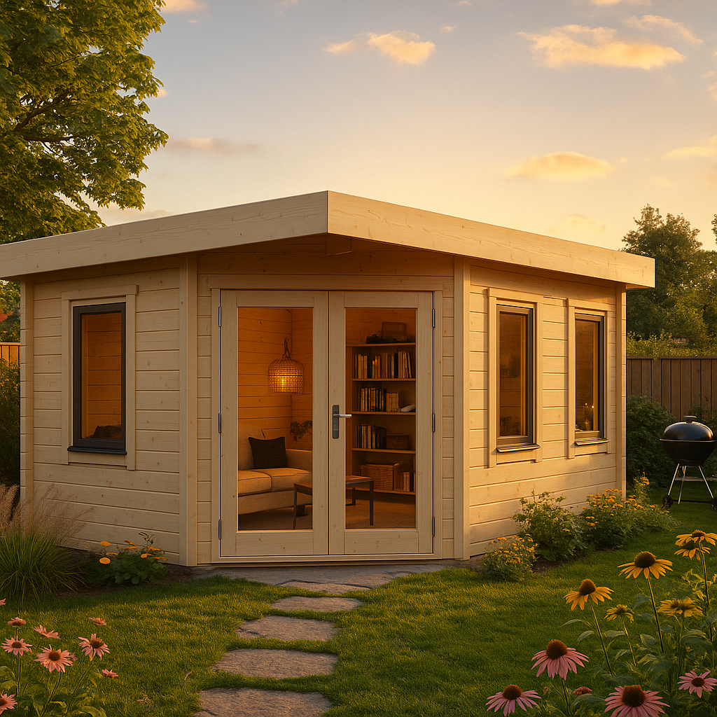 Fjordholz Gartenhaus Modell Nora 44 C Klassic Fjordholz Gartenhaus Modell Nora 44 C Klassic