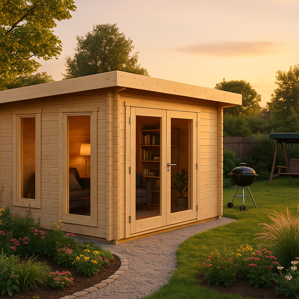Fjordholz Gartenhaus Modell Nora 44 C Modern Fjordholz Gartenhaus Modell Nora 44 C Modern