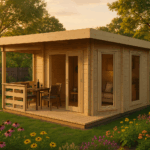 Fjordholz Gartenhaus Modell Nora 44 D Modern