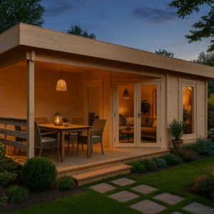 6x4m Fjordholz Gartenhaus Modell Nora 44 D Modern| Rabatt: 26% Unkategorisiert online kaufen