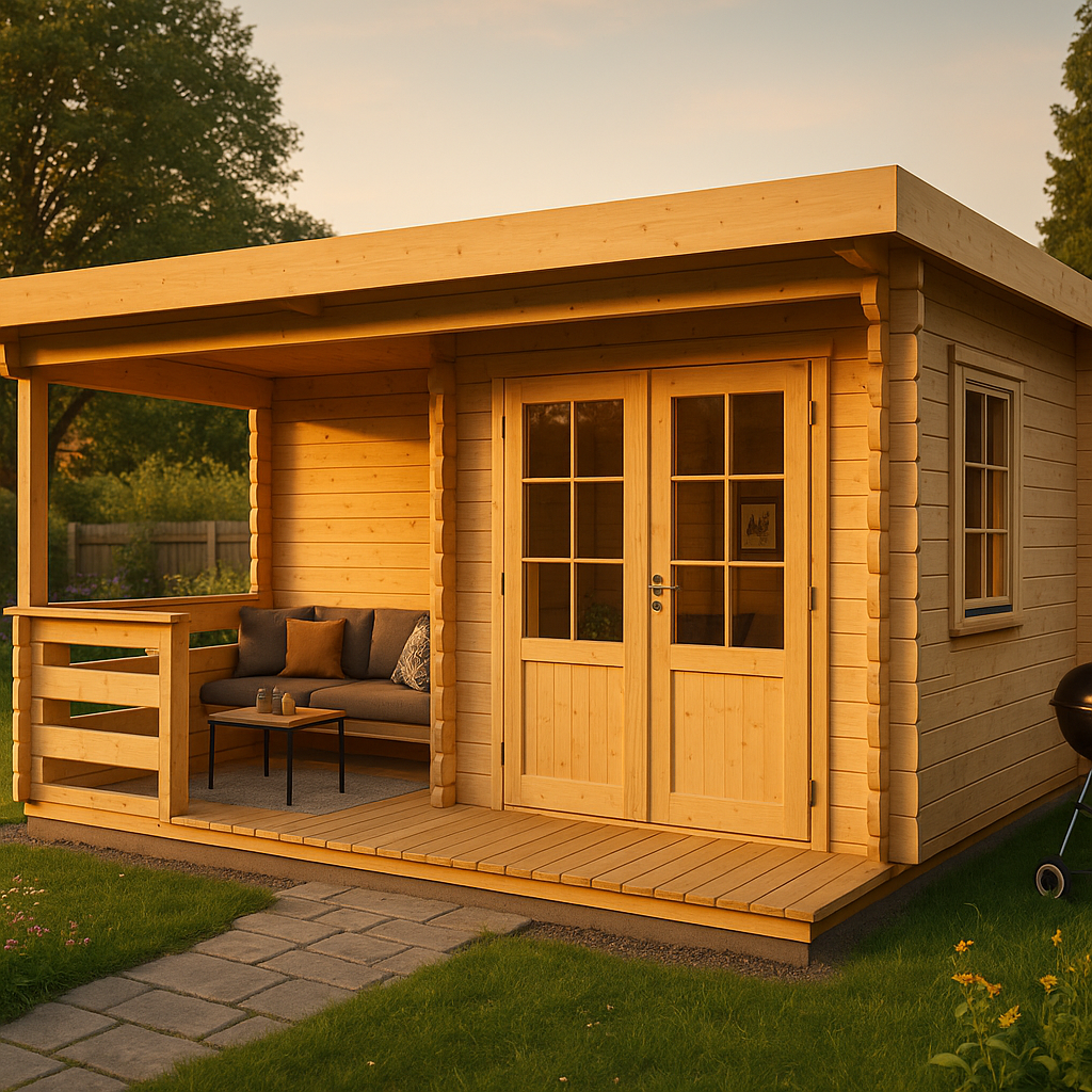 Fjordholz Gartenhaus Modell Nora 44 E Klassik Fjordholz Gartenhaus Modell Nora 44 E Klassik