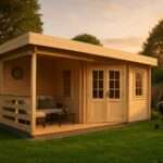 Fjordholz Gartenhaus Modell Nora 44 E Klassik| Rabatt: 26%|8x4m