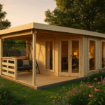 Fjordholz Gartenhaus Modell Nora 44 F Modern