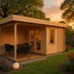 Fjordholz Gartenhaus Modell Nora 44 H Klassik| Rabatt: 26%|8x4m