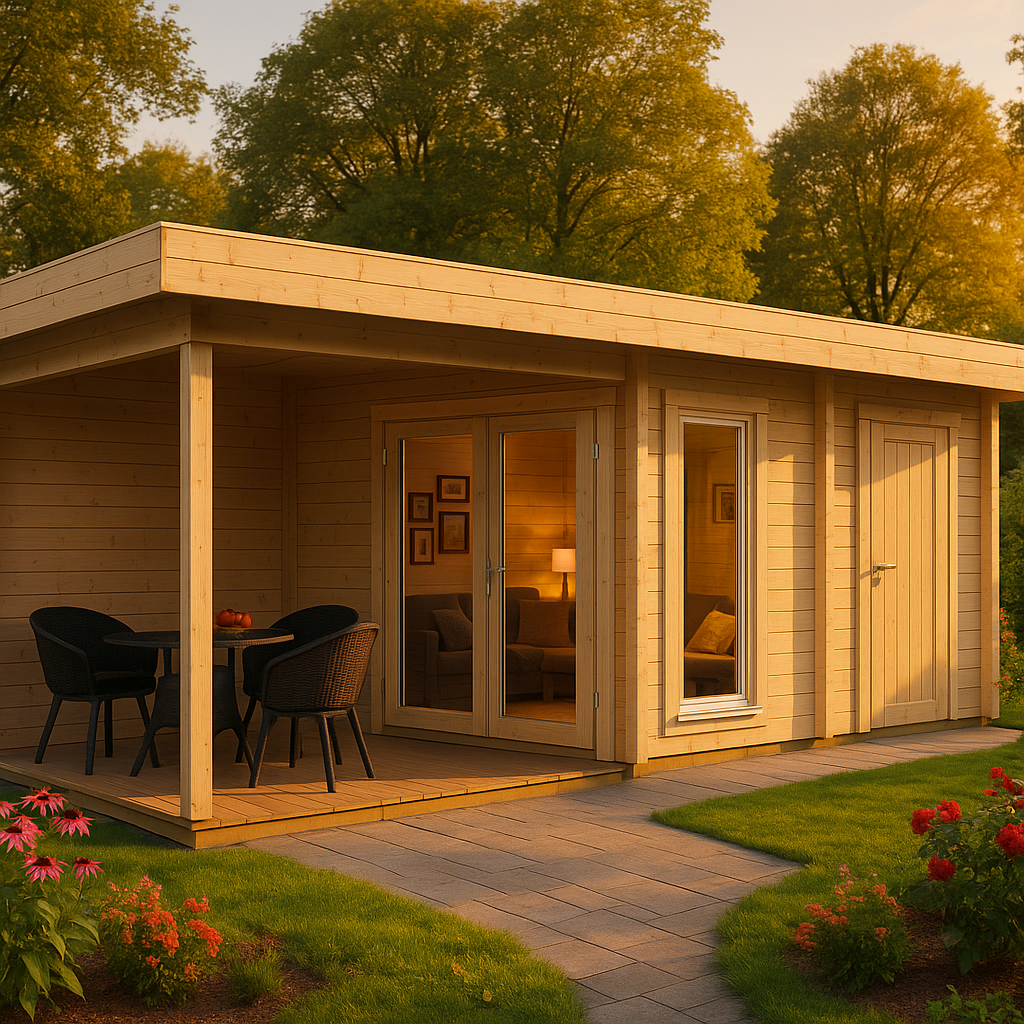 Fjordholz Gartenhaus Modell Nora 44 H Modern Fjordholz Gartenhaus Modell Nora 44 H Modern
