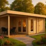 Fjordholz Gartenhaus Modell Nora 44 H Modern| Rabatt: 26%|8x4m