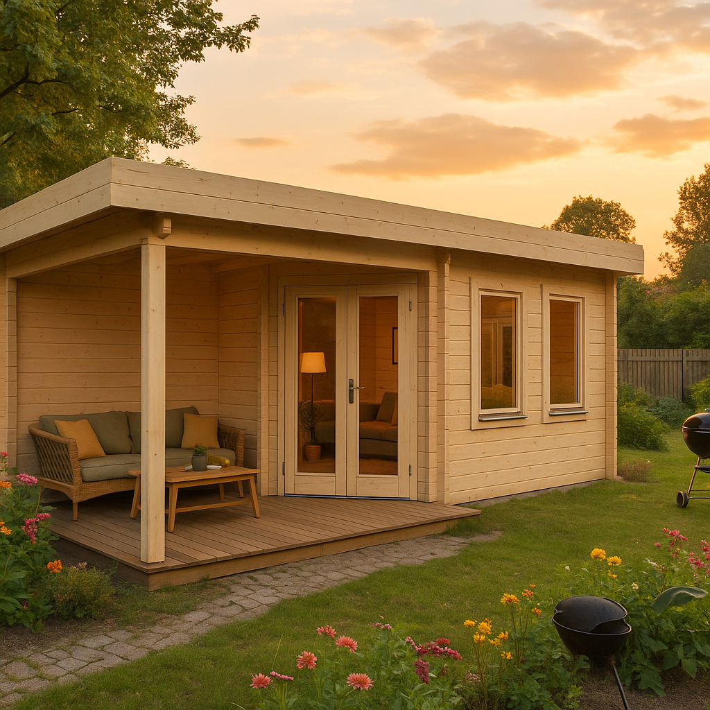 Fjordholz Gartenhaus Modell Nora 44 I Klassik