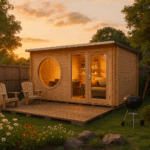 Fjordholz Gartenhaus Modell Office Box Größe XL na