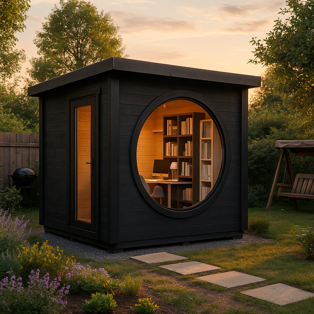 Fjordholz Gartenhaus Modell Office Box Größe XXS s Fjordholz Gartenhaus Modell Office Box Größe XXS s