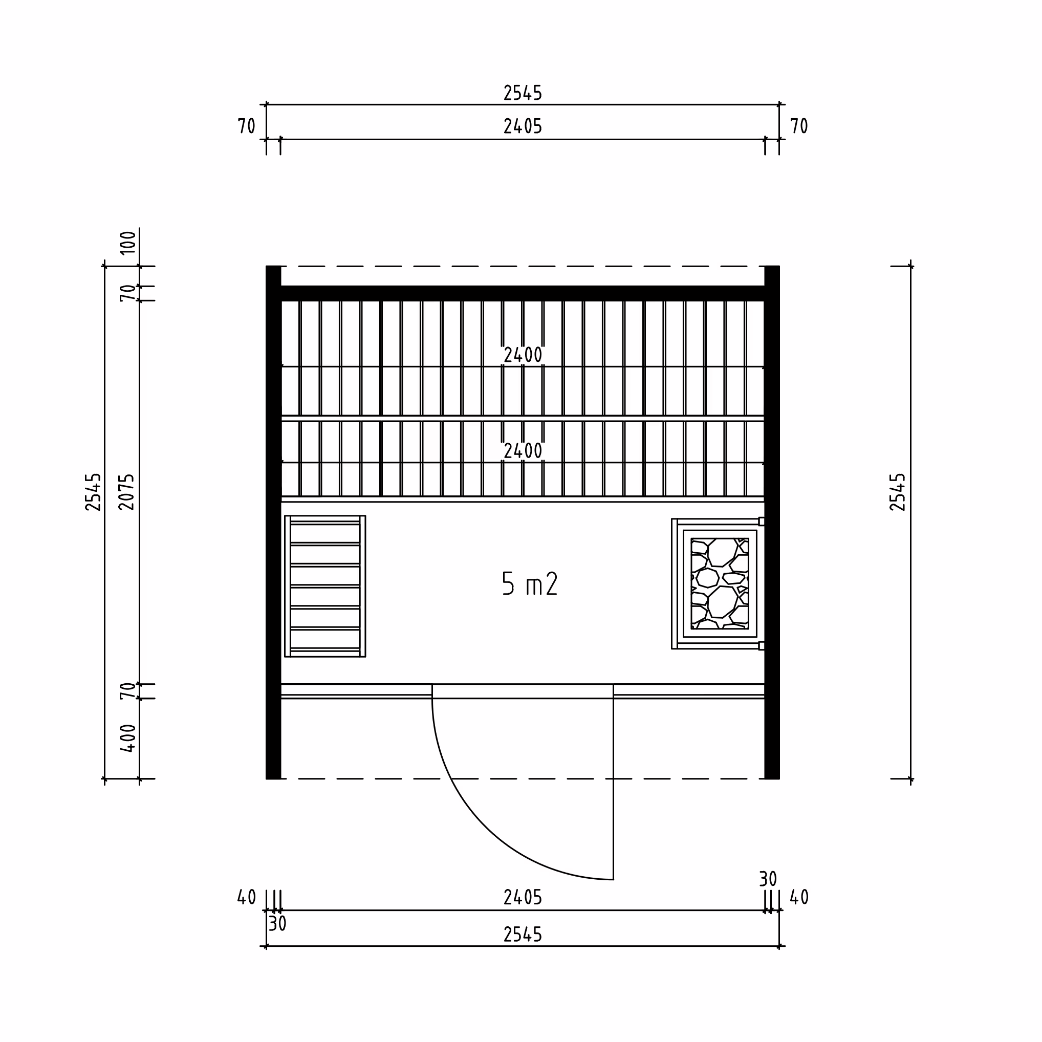 Fjordholz Gartenhaus Modell Office Box Größe XS sc| Rabatt: 26%|2x2m