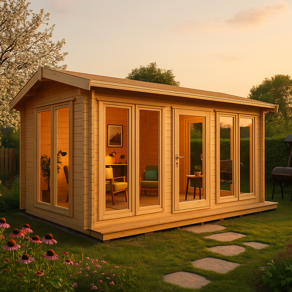Fjordholz Gartenhaus Modell Officehouse 70