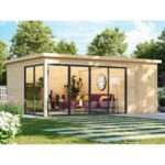 Fjordholz Gartenhaus Modell Office IsoSlide 9| Rabatt: 23%