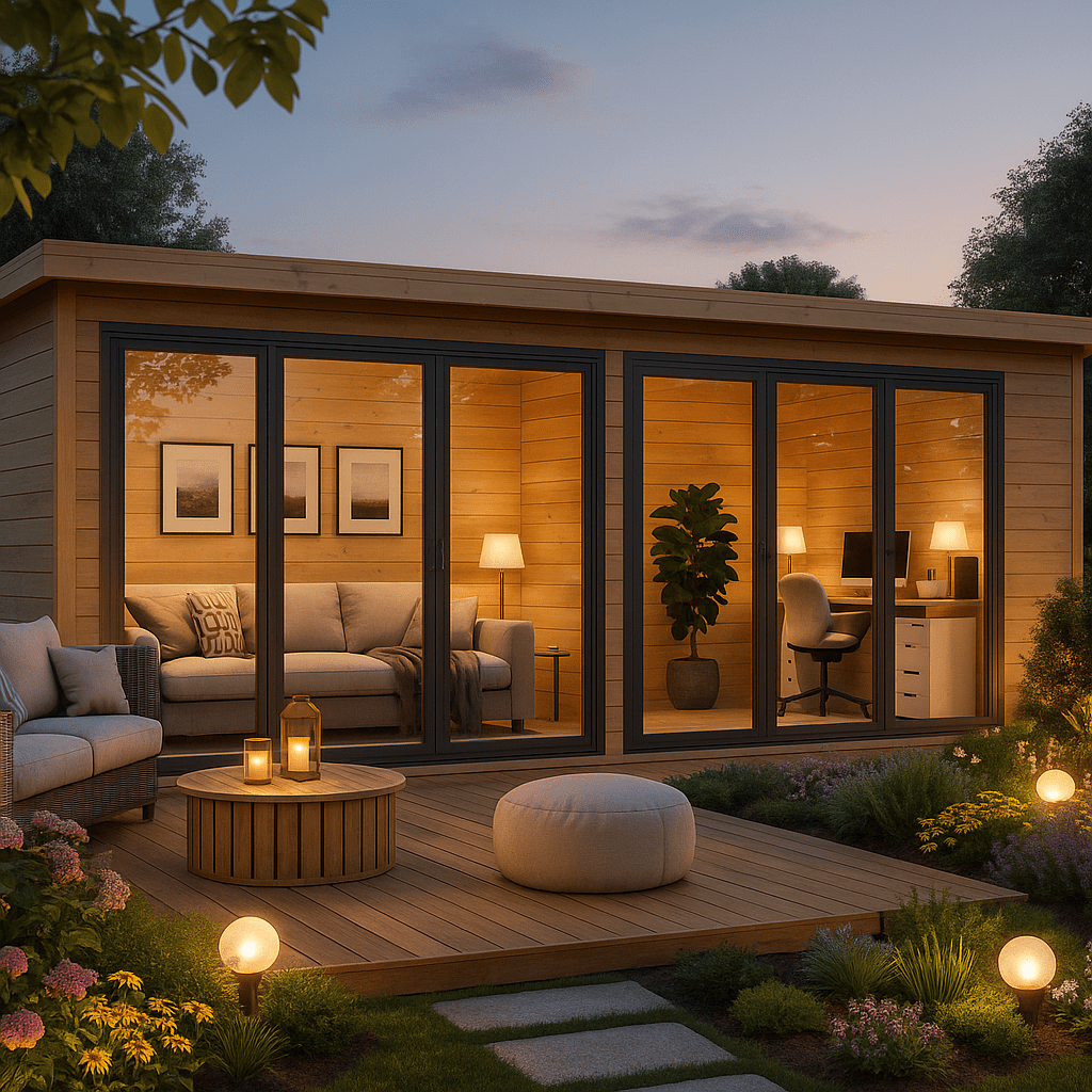 Fjordholz Gartenhaus Modell Office IsoSlide 9| Rabatt: 26%|6x3m