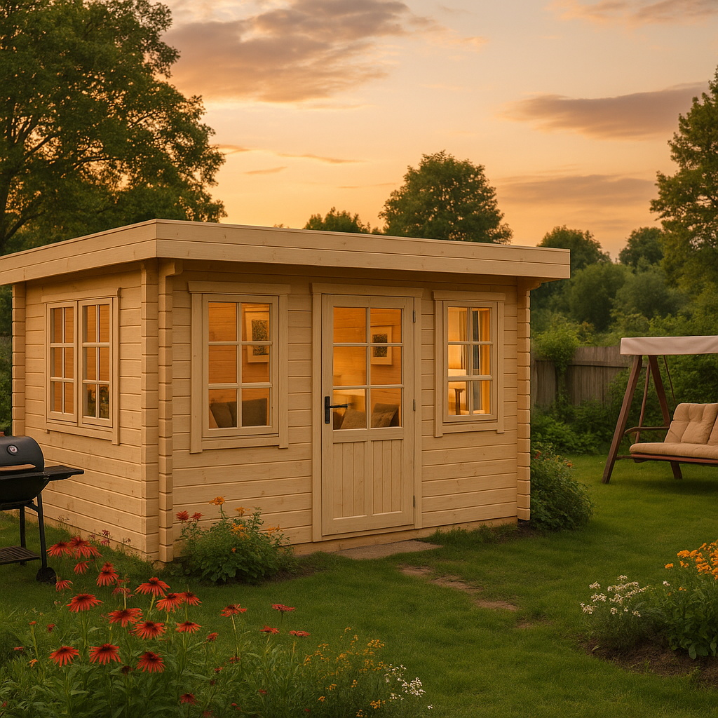 Fjordholz Gartenhaus Modell Petro