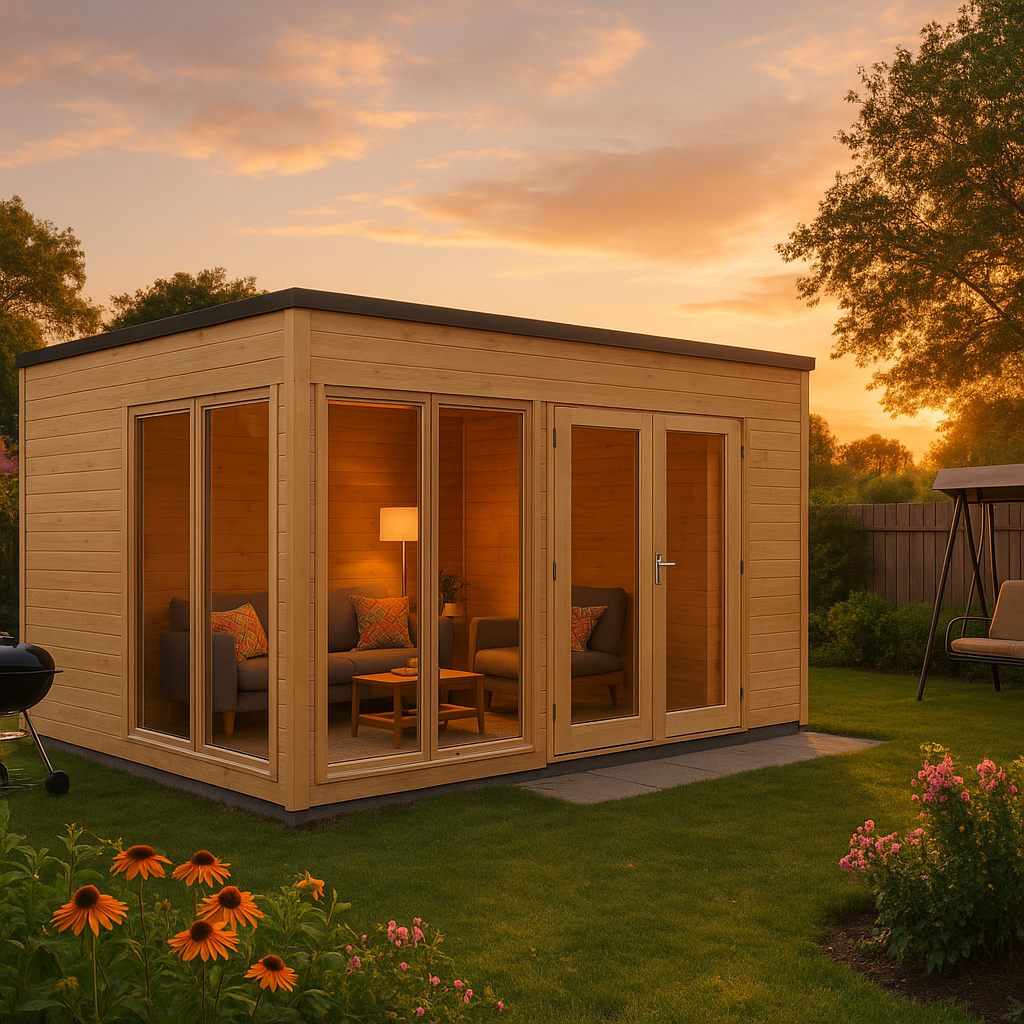 Fjordholz Gartenhaus Modell Q-BIC 70 B Fjordholz Gartenhaus Modell Q-BIC 70 B