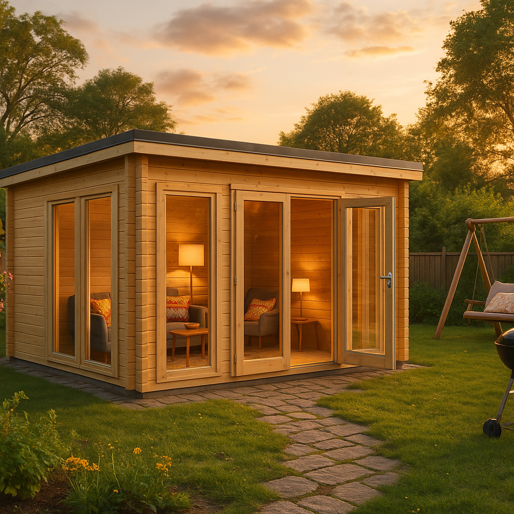 Fjordholz Gartenhaus Modell Q-BIC 70 B Fjordholz Gartenhaus Modell Q-BIC 70 B