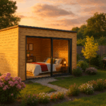 Fjordholz Gartenhaus Modell Q-BIC Alu 44 C