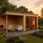 Fjordholz Gartenhaus Modell Q-BIC Alu 70 A + SD