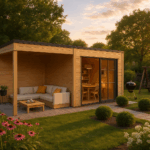 Fjordholz Gartenhaus Modell Q-BIC Alu 70 A + SD