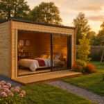Fjordholz Gartenhaus Modell Q-BIC Alu 70 A + SD| Rabatt: 26%|6x4m
