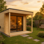 Fjordholz Gartenhaus Modell Q-BIC Alu 70 A + VD