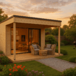 Fjordholz Gartenhaus Modell Q-BIC Alu 70 A + VD