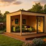 Fjordholz Gartenhaus Modell Q-BIC Alu 70 B| Rabatt: 26%