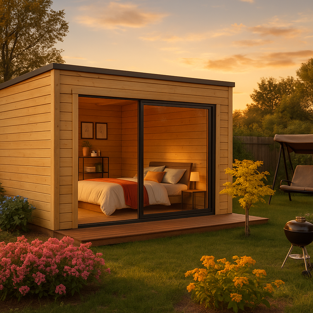 Fjordholz Gartenhaus Modell Q-BIC Alu 70 C Fjordholz Gartenhaus Modell Q-BIC Alu 70 C