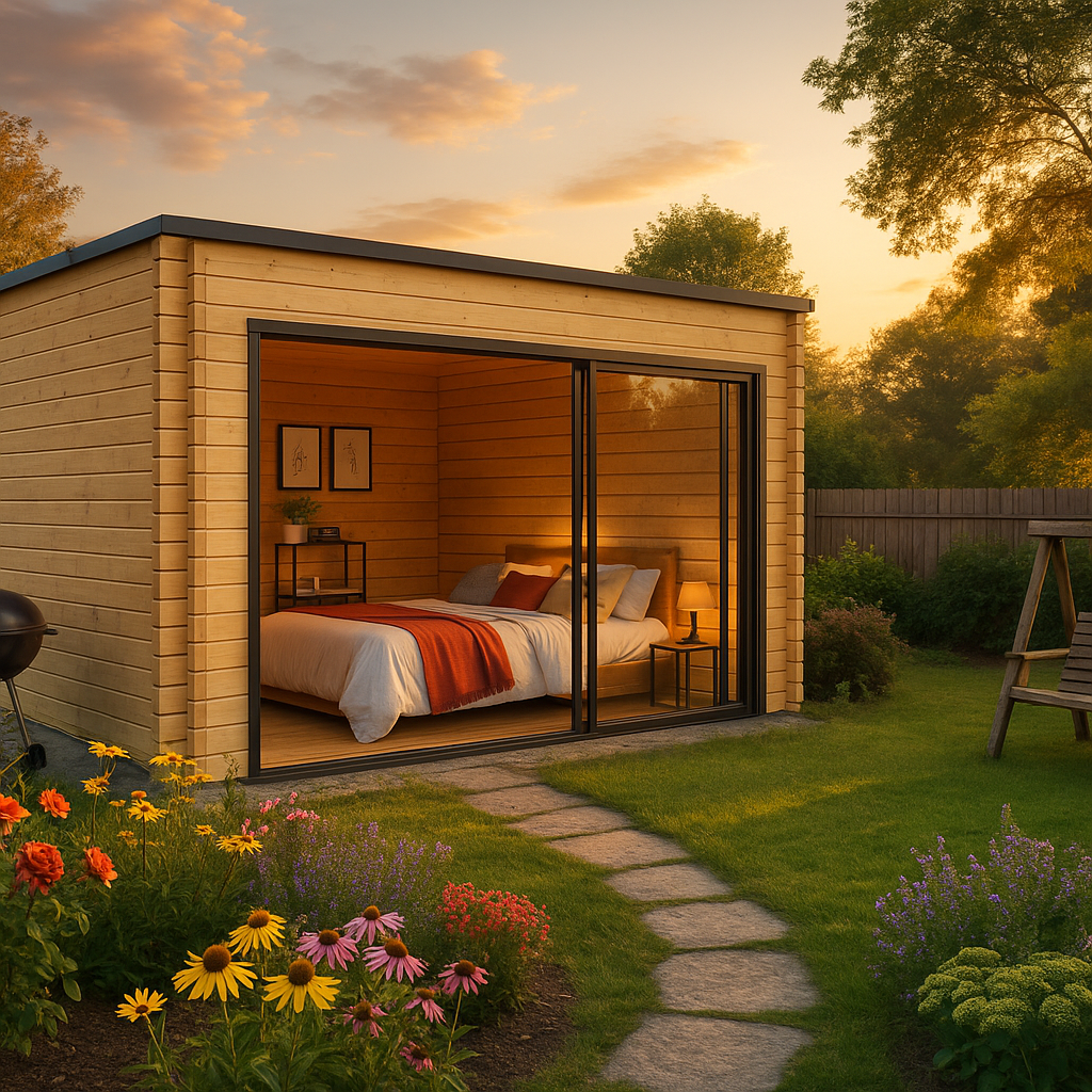 Fjordholz Gartenhaus Modell Q-BIC Alu 70 C Fjordholz Gartenhaus Modell Q-BIC Alu 70 C