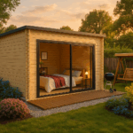Fjordholz Gartenhaus Modell Q-BIC Alu 70 C