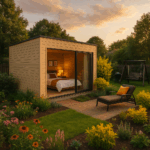 Fjordholz Gartenhaus Modell Q-BIC Alu 70 C