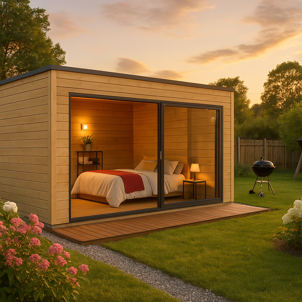 Fjordholz Gartenhaus Modell Q-BIC Alu 70 C Fjordholz Gartenhaus Modell Q-BIC Alu 70 C