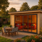 Fjordholz Gartenhaus Modell Q-BIC Alu 70 E