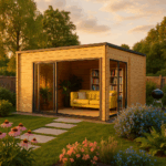 Fjordholz Gartenhaus Modell Q-BIC Alu 70 F