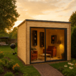 Fjordholz Gartenhaus Modell Q-BIC Alu 70 G