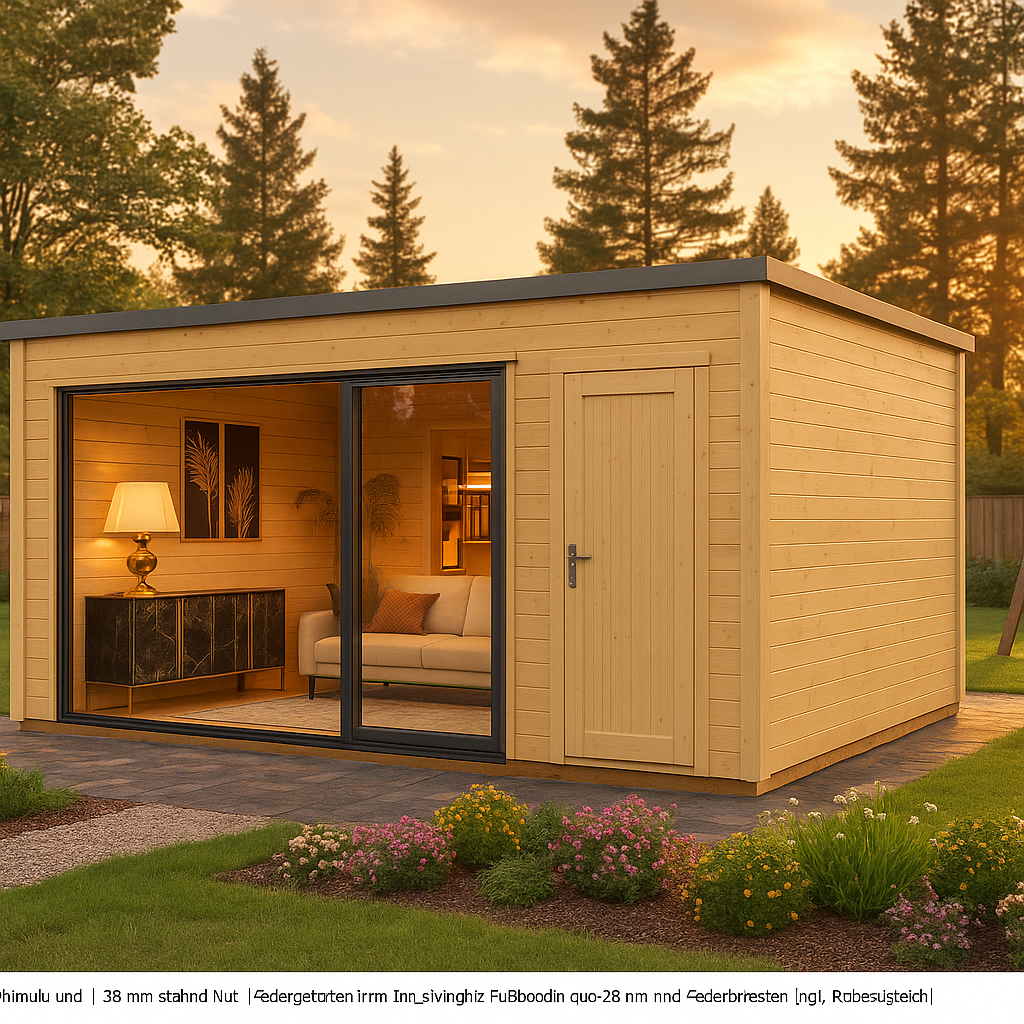Fjordholz Gartenhaus Modell Q-BIC Alu 70 H Fjordholz Gartenhaus Modell Q-BIC Alu 70 H