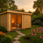 Fjordholz Gartenhaus Modell Q-BIC Alu 70 I
