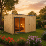 Fjordholz Gartenhaus Modell Q-BIC Alu 70 I