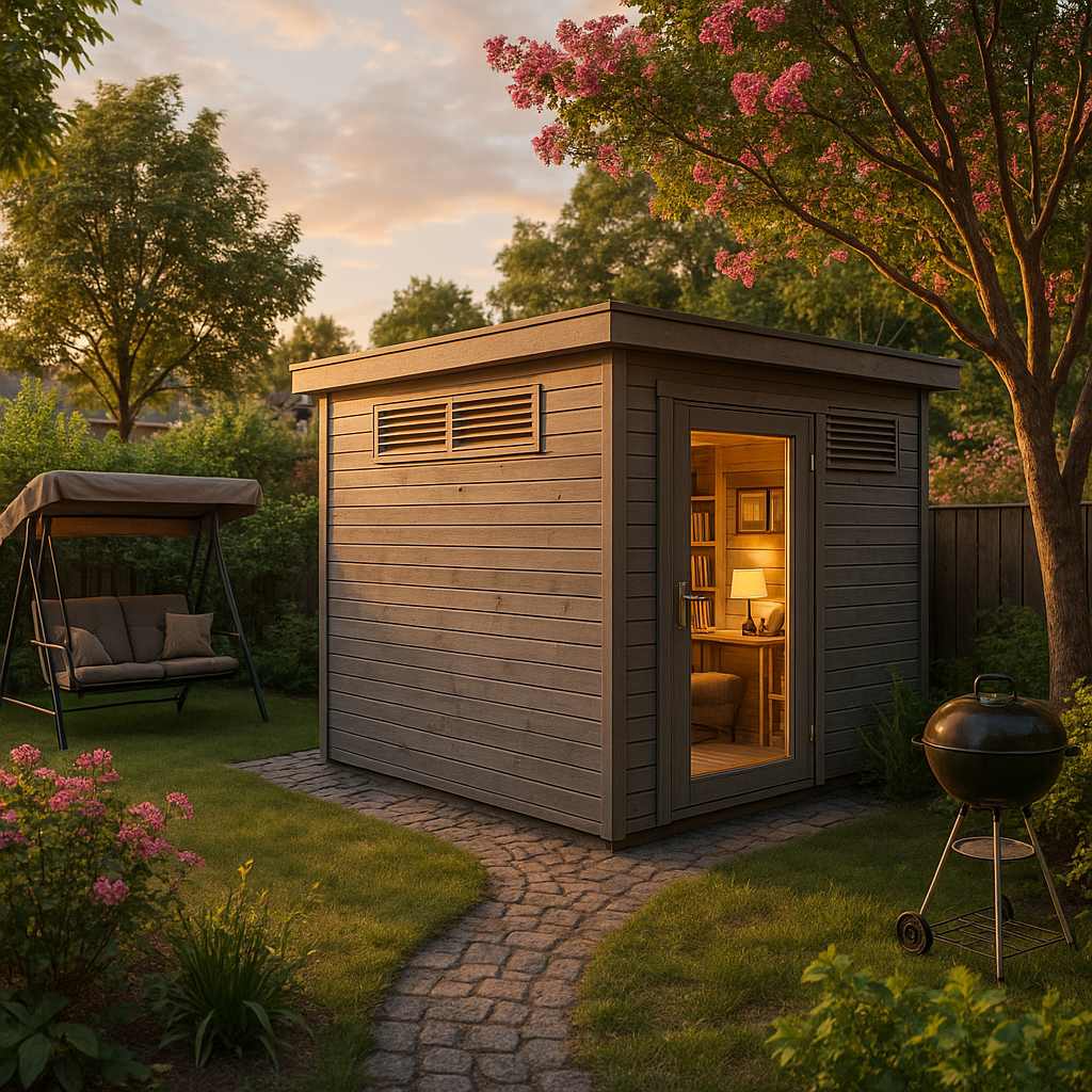Fjordholz Gartenhaus Modell Q-BIC Modern 44 A Fjordholz Gartenhaus Modell Q-BIC Modern 44 A