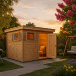 Fjordholz Gartenhaus Modell Q-BIC Modern 44 A