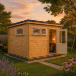Fjordholz Gartenhaus Modell Q-BIC Modern 44 A