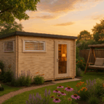 Fjordholz Gartenhaus Modell Q-BIC Modern 44 D