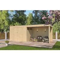 Gartenhaus Modell QBV-Line 11,89 m² + 400 cm Anbau| Rabatt: 26%