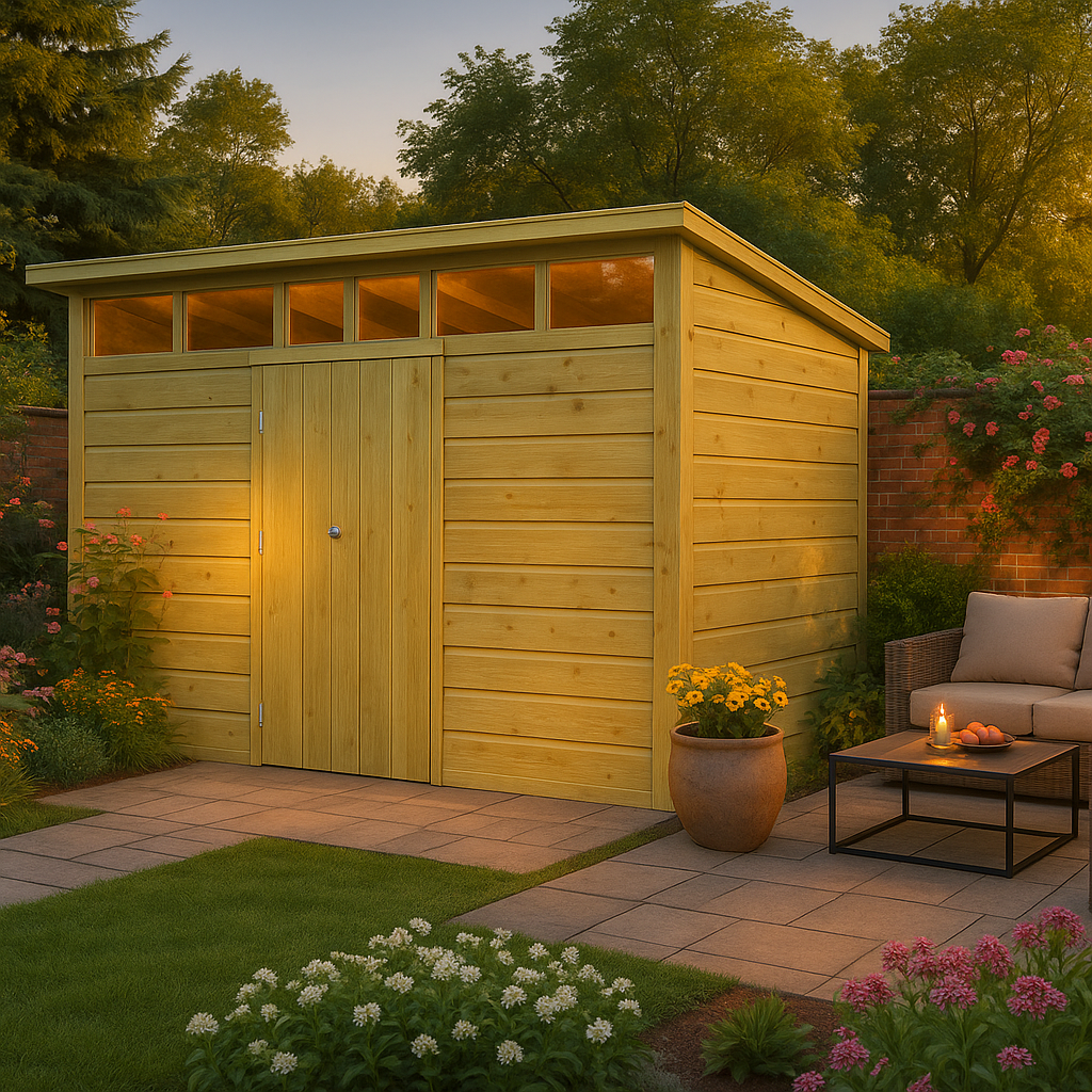 3x2m Gartenhaus Modell Q-Line 6,48 m²| Rabatt: 26%