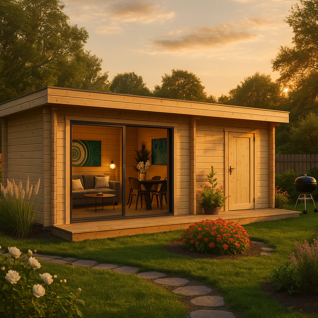 Fjordholz Gartenhaus Modell Rait 44 ALU