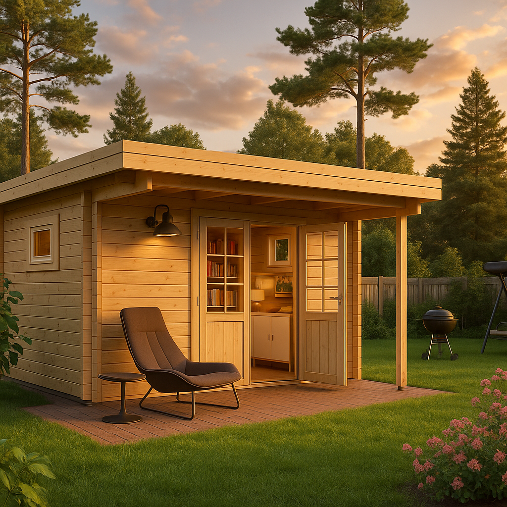 Fjordholz Gartenhaus Modell Rike 44